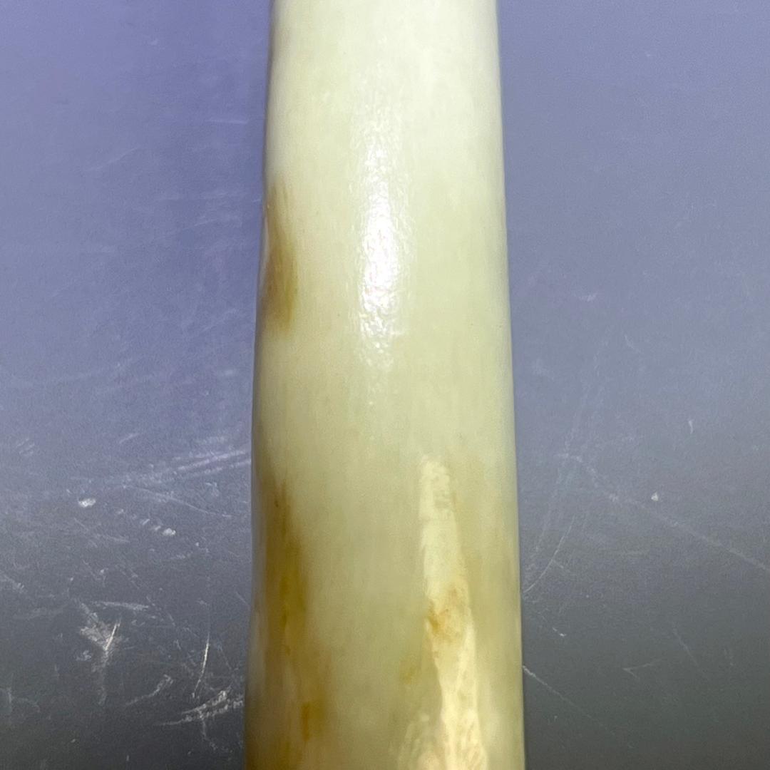 白玉龍帯鉤 清代 和田玉 古玉 古玉擺件 中国古玩 中国