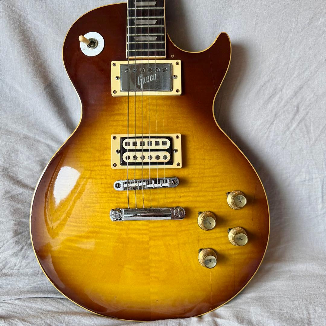 希少】グレコレスポールEG420 フレイム杢 チェリーサンバースト1972年