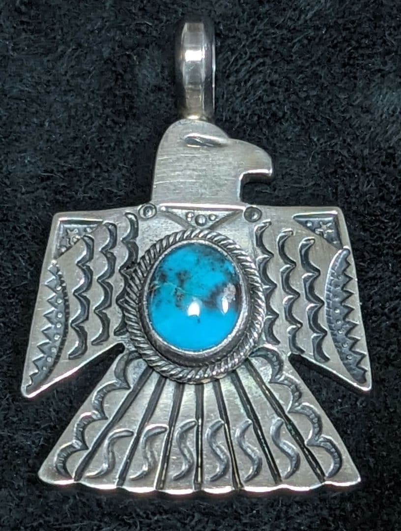 インディアンジュエリー ゲーリーリーブス サンダーバード ターコイズ