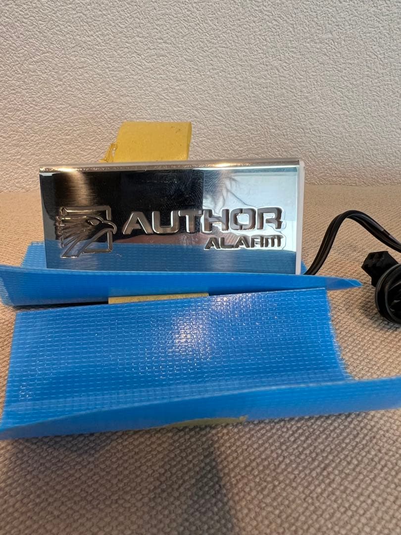 AUTHOR ALARM ステンレスプレート