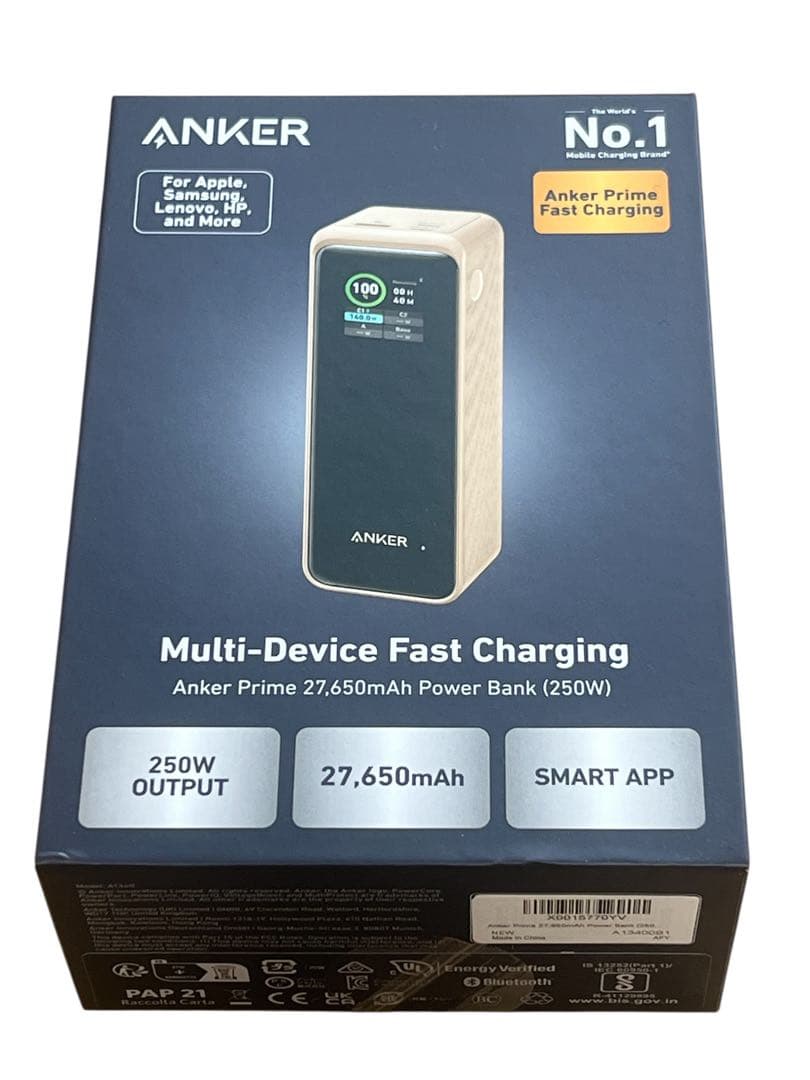 【わるっち】Anker Power Bank 27650mAh 最大出力