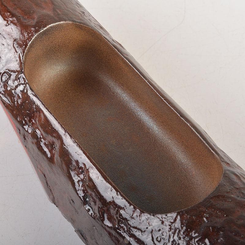 茶道具　平安光阿弥造　蜑小舟香合　雪能花月裳清見屋田子浦　共箱　V　6790