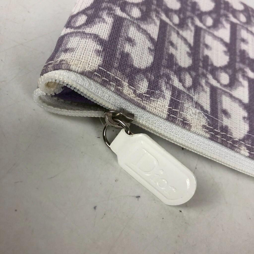 Christian Dior クリスチャン・ディオール トロッター柄 ポーチ