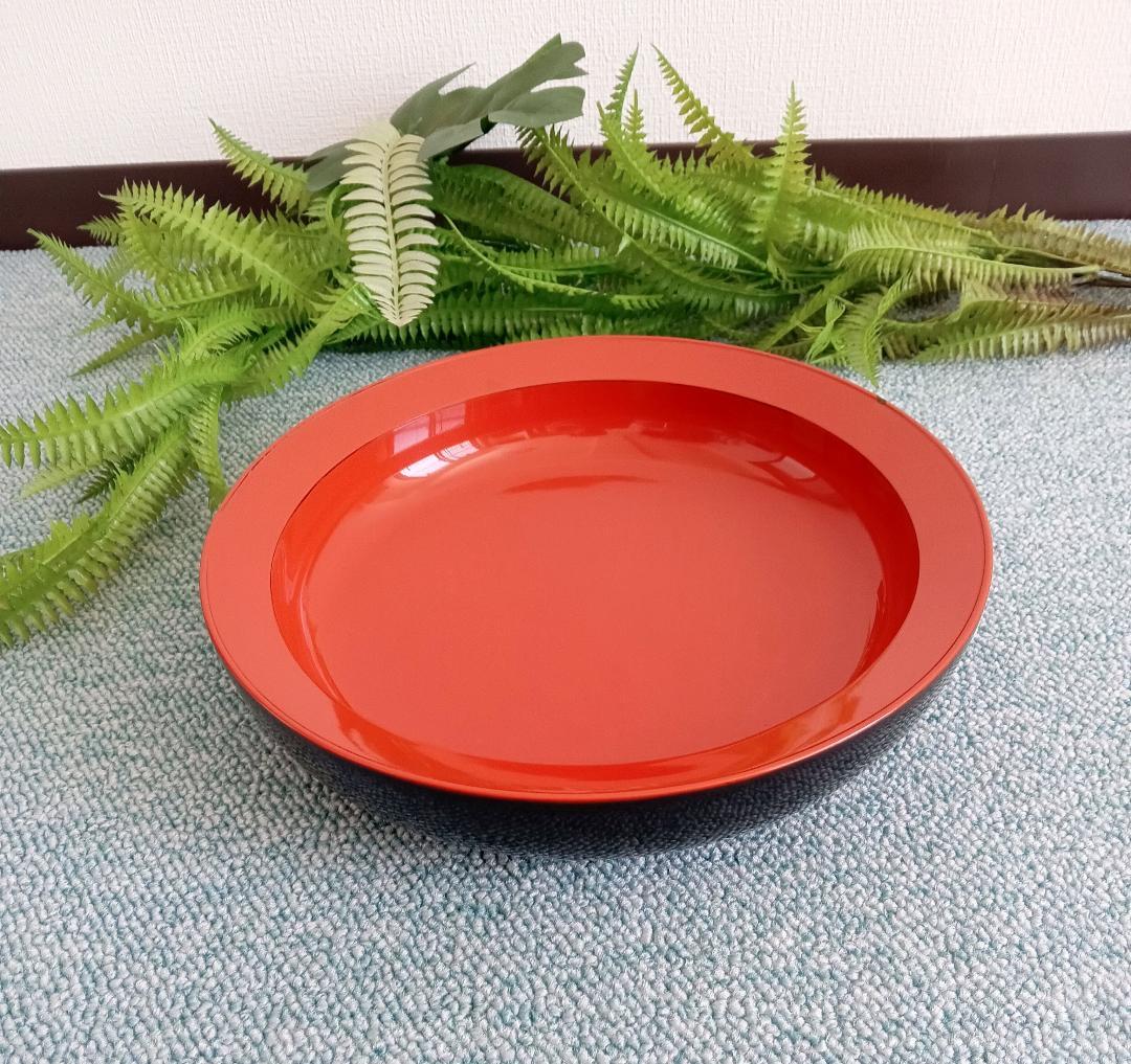 平安象彦 ZOHIKO 漆芸 漆塗り 洗朱 菓子鉢 盛り鉢 大鉢