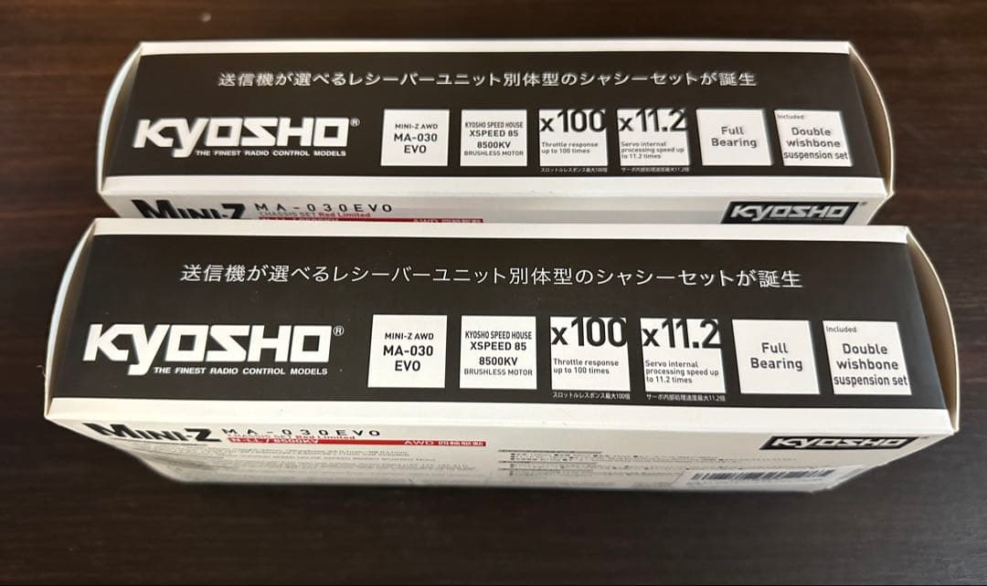 京商 ミニッツ MA-030EVO 限定赤仕様　2台セット　未開封
