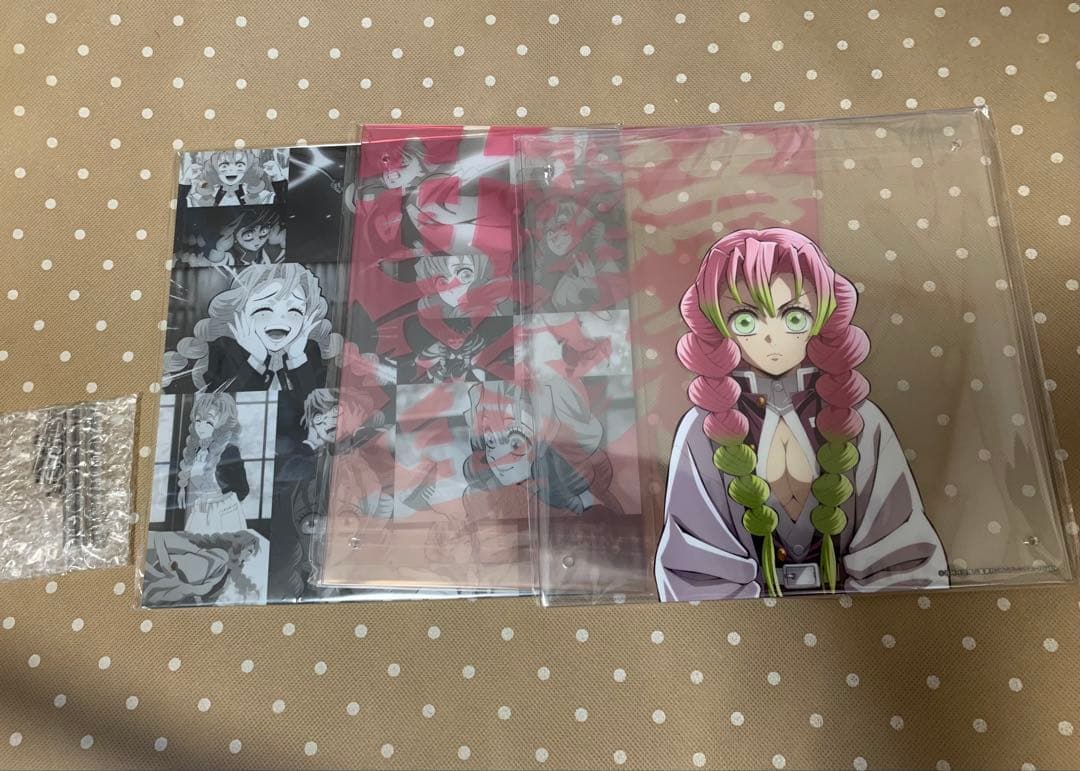 鬼滅の刃　甘露寺蜜璃　二層アクリルブロック