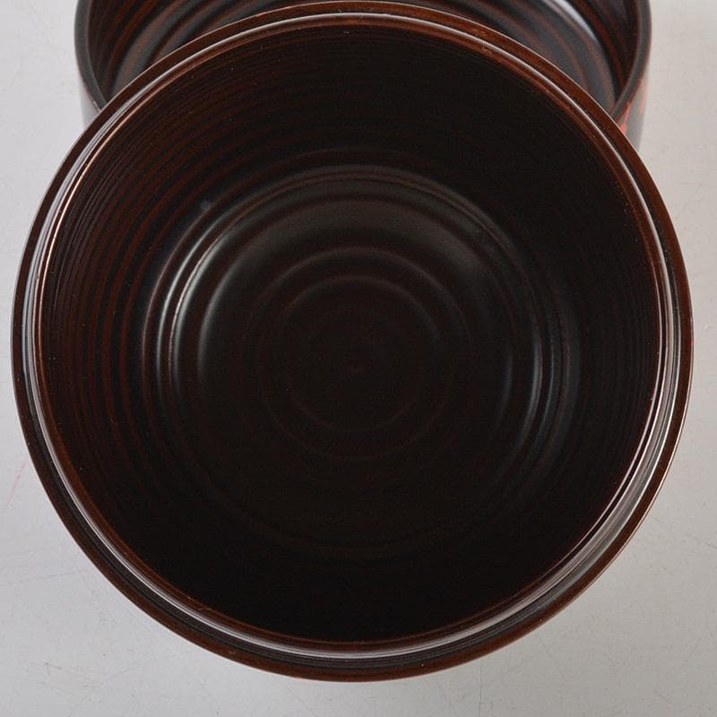 茶道具　中村宗悦作　而妙斎好写　利休梅大棗　共布共箱　V　6490