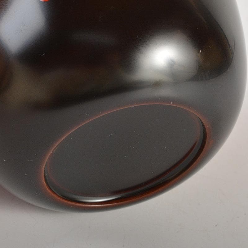 茶道具　中村宗悦作　而妙斎好写　利休梅大棗　共布共箱　V　6490