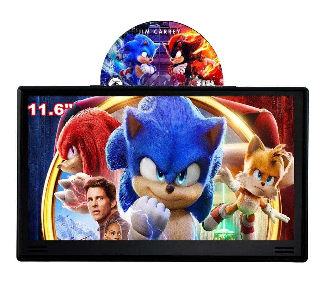 INTENAVI 車載用モニター DVDプレイヤー 11.6インチ 後部座席 11.6インチ 大画面 車載用モニター DVDプレイヤー 後部座席 IPS液晶