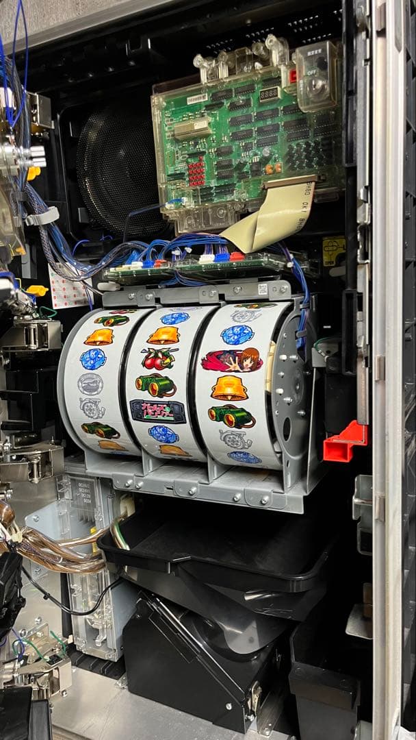 パチスロ実機！ガールズ&パンツァーG 不要機アタックビジョンバイブスイッチ