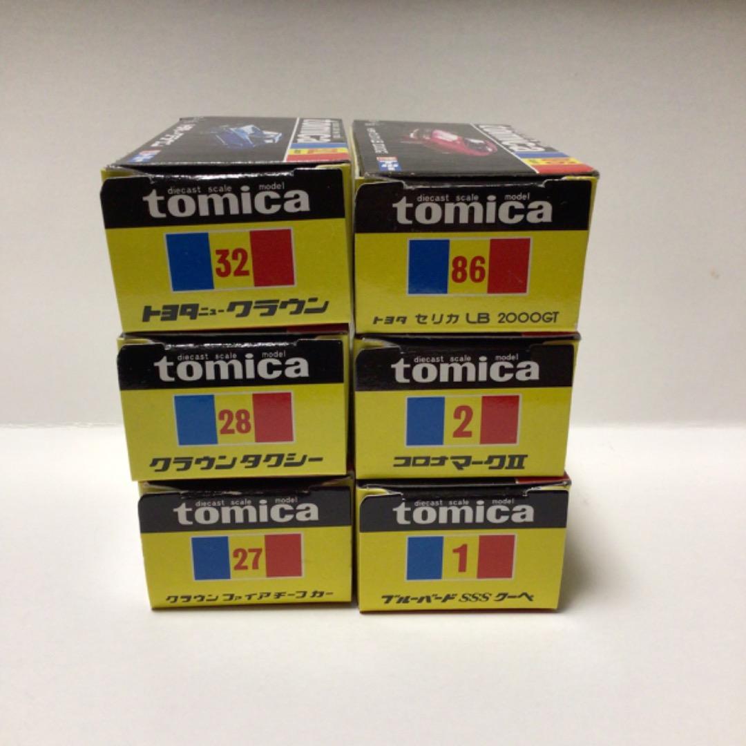 未使用 黒箱 トミカ 復刻版 6台セット - メルカリ