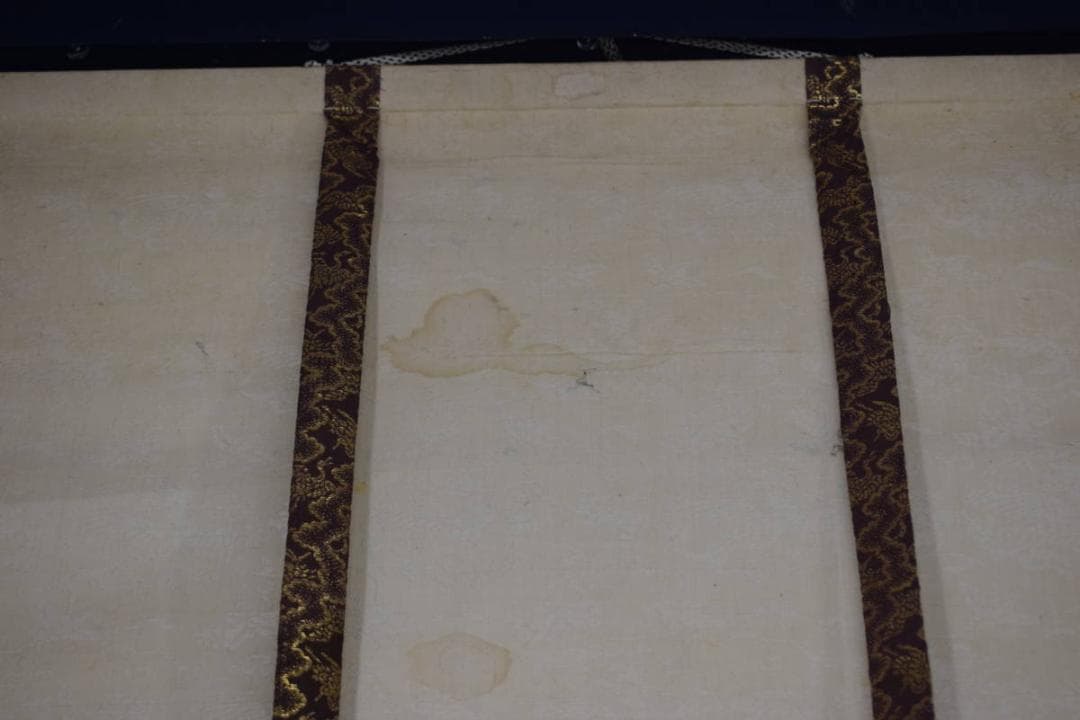 真作】吉村了斎/孝文/春秋之図/桜花紅葉図/双幅/掛軸☆宝船☆Y-707JM