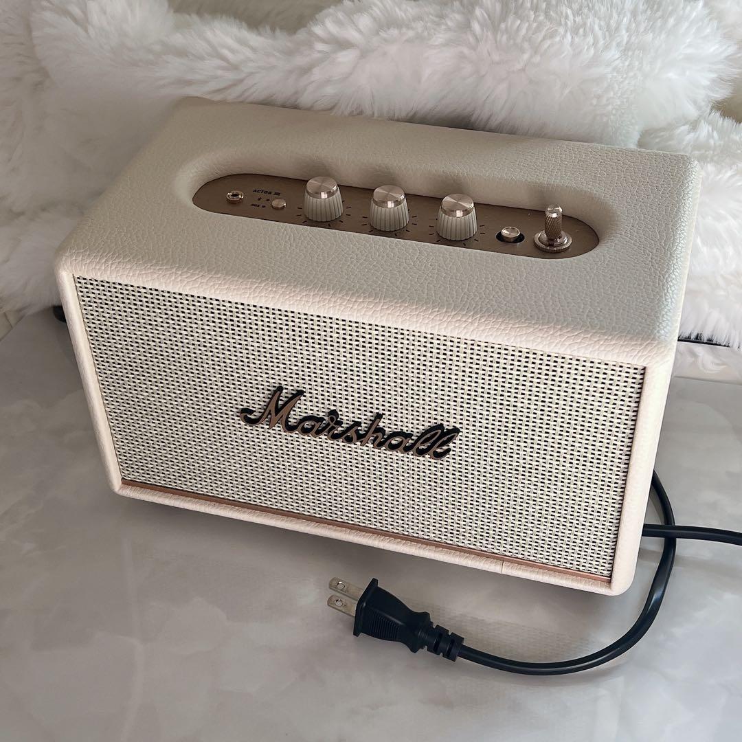 Marshall ワイヤレススピーカー Acton III クリーム Amazon.co.jp: Marshall ワイヤレススピーカー Acton III クリーム