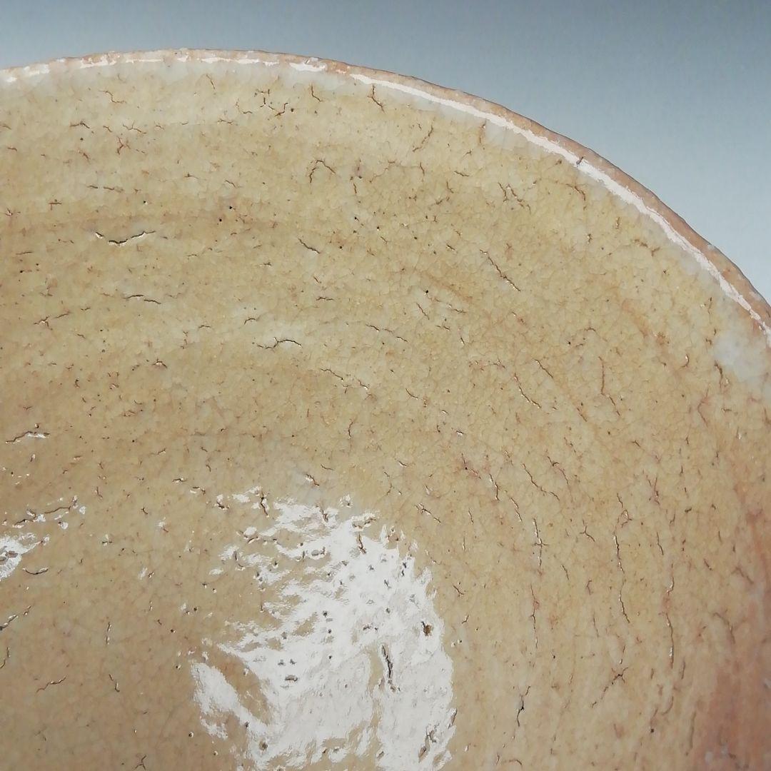 T344 茶碗 『萩茶碗』『林紅陽 造』 共箱 抹茶碗 茶道具