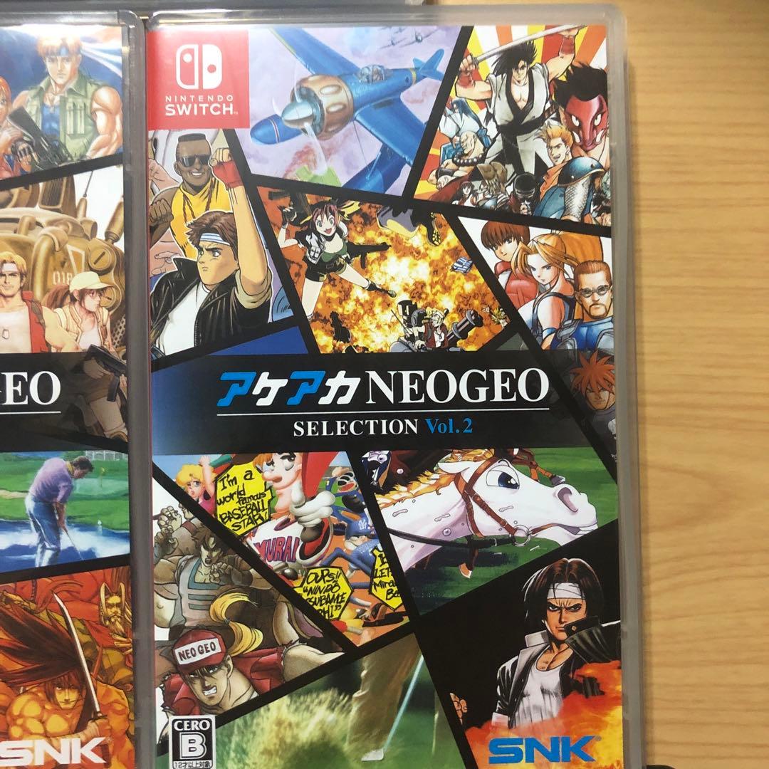 Switch アケアカNEOGEO セレクション Vol.1、2、5 セット！