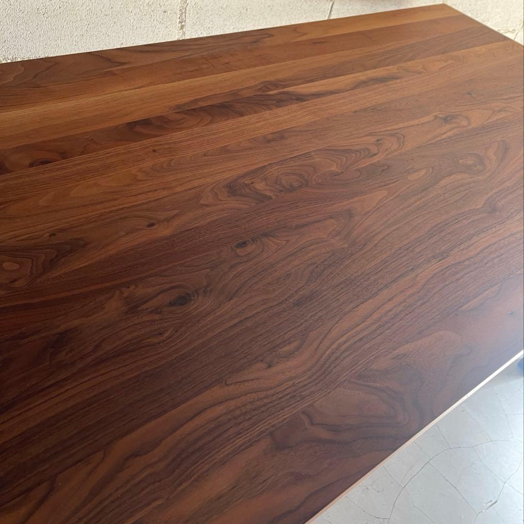 美品　MUJI 無印良品　ダイニングテーブル　ウォールナット 無垢材　木製