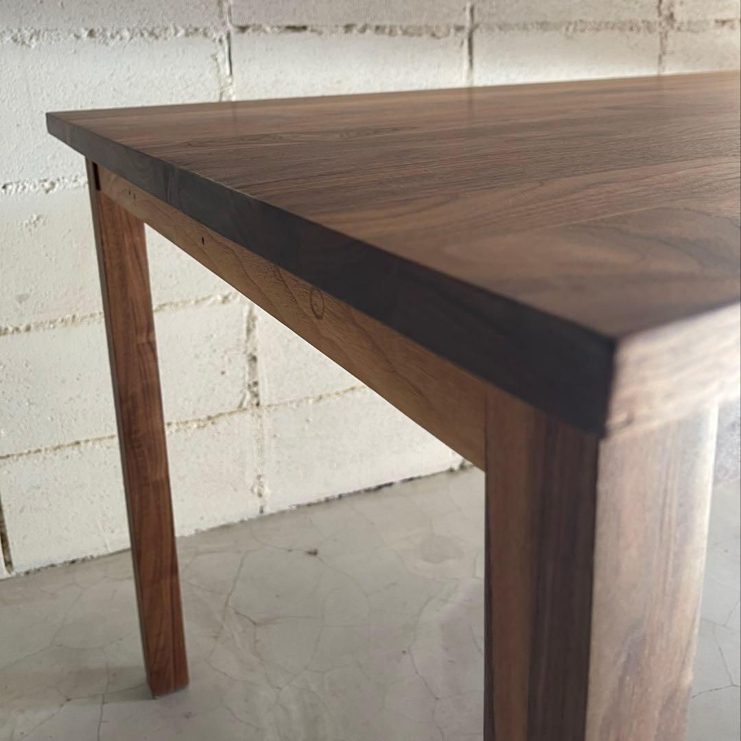 美品　MUJI 無印良品　ダイニングテーブル　ウォールナット 無垢材　木製