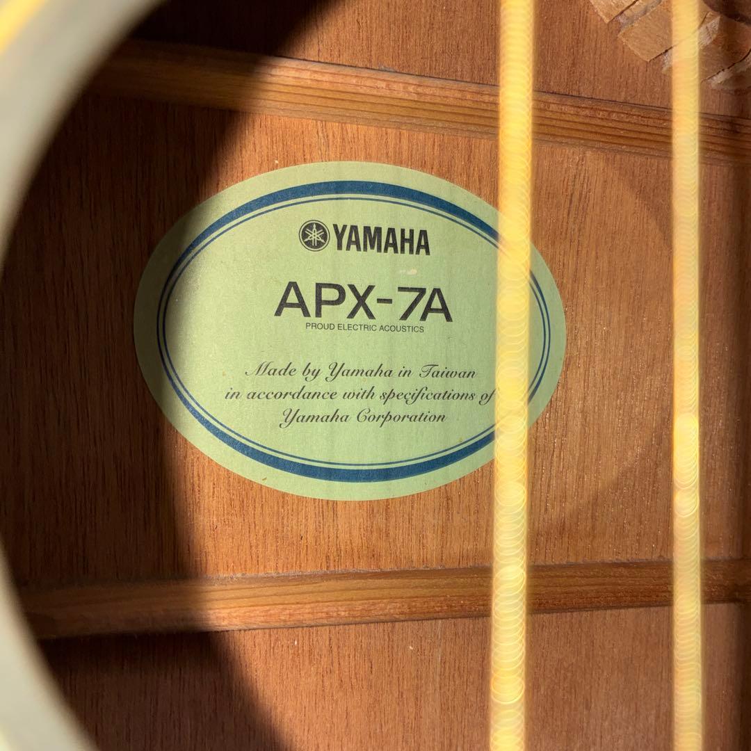 美品 希少 高級エレアコギターYAMAHA APX-7Aトップ単板 - メルカリ