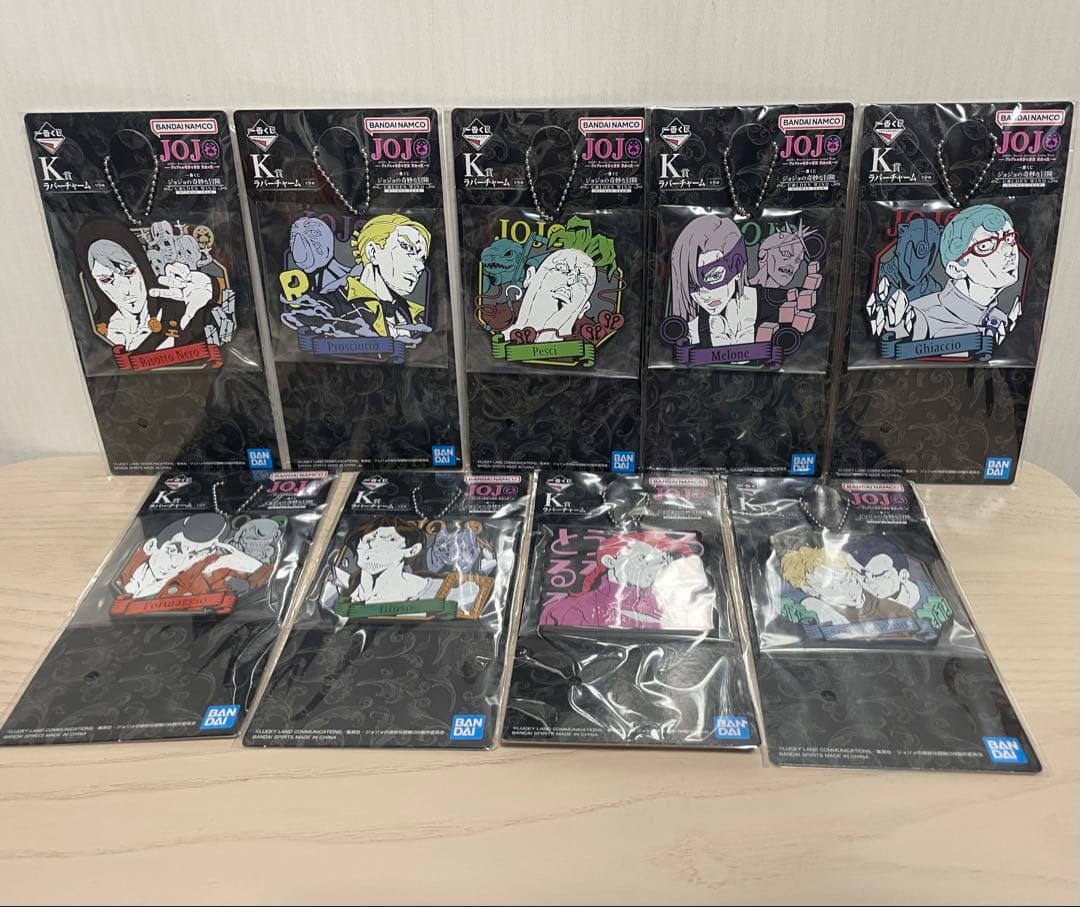 【1番くじ】ジョジョの奇妙な冒険 黄金の風 暗殺者チーム セミコンプリートセット