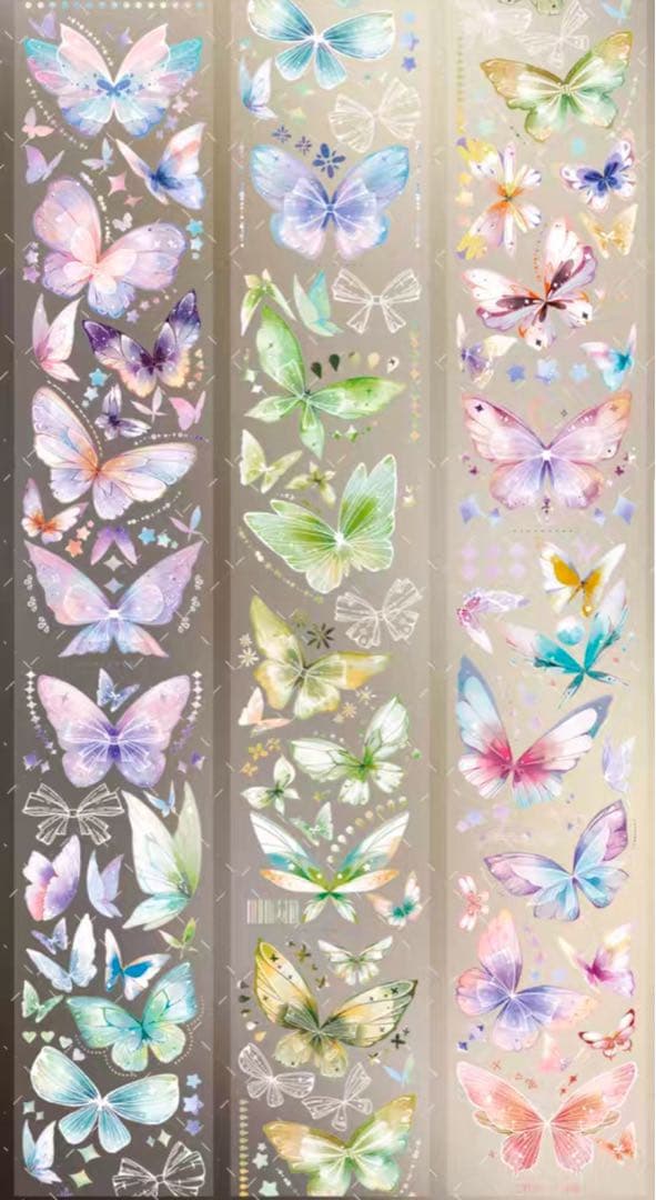 海外 PETテープ マスキングテープ 蝶々 最 安値