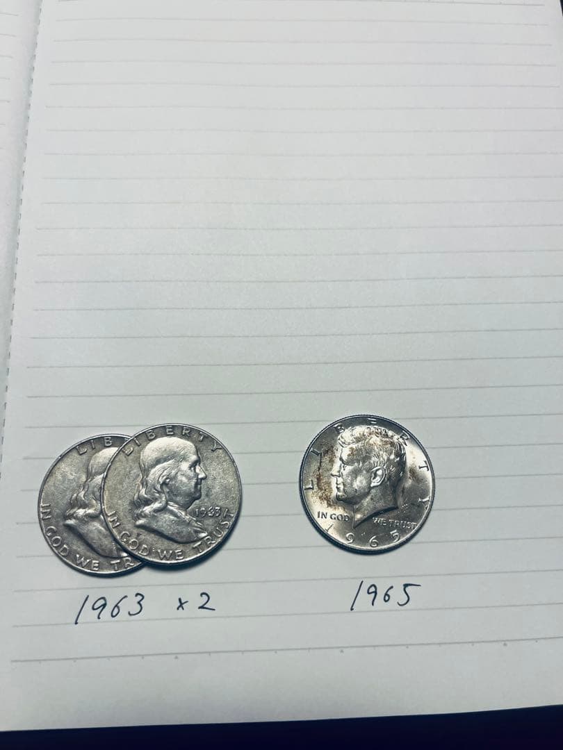 即日発送】米国50セント銀貨 セット 1927〜1965