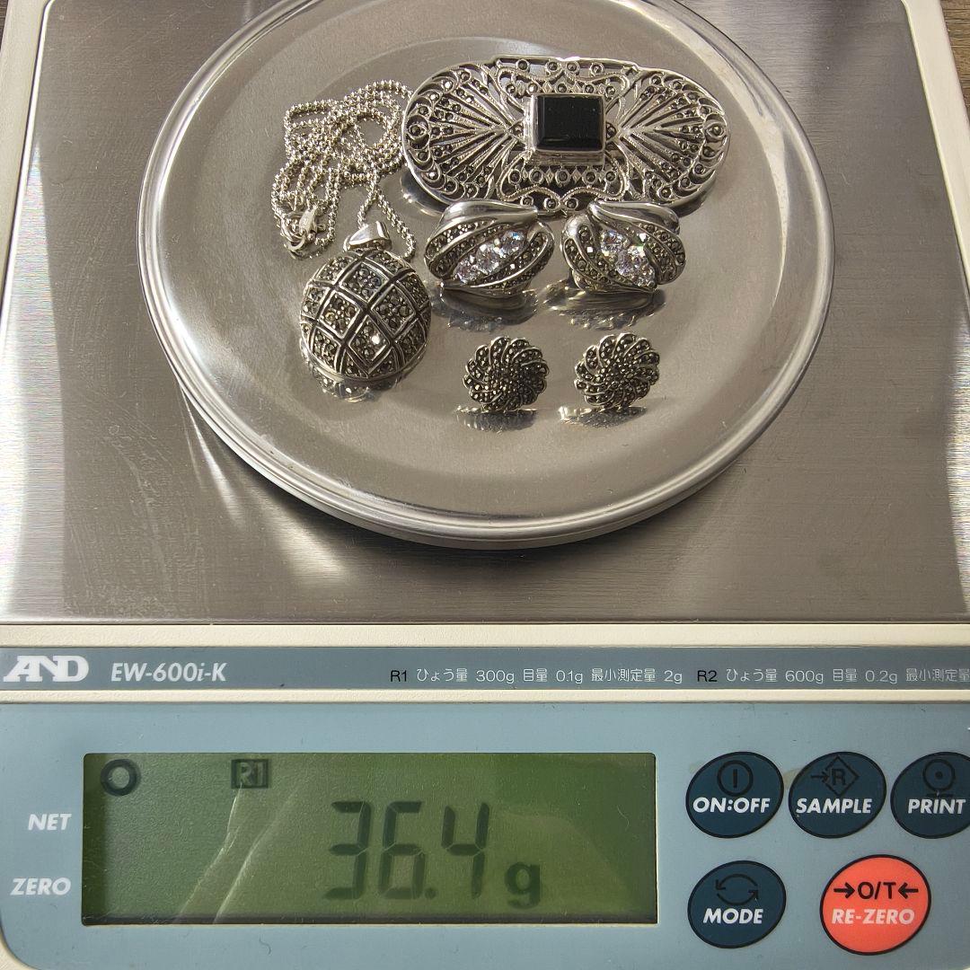 SV925 シルバーアクセサリー豪華4点セット