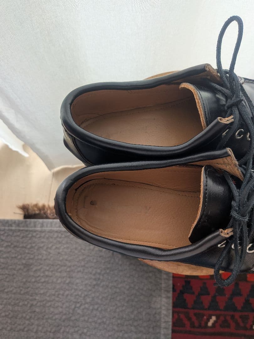 靴 QUODDY TRAIL MOCCCASIN BLACK US9