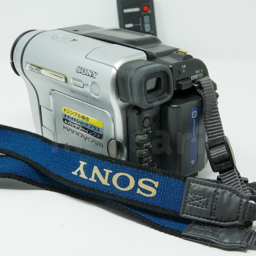 SONY CCD-TRV126 Hi8 ビデオカメラ レコーダー 通電確認済み