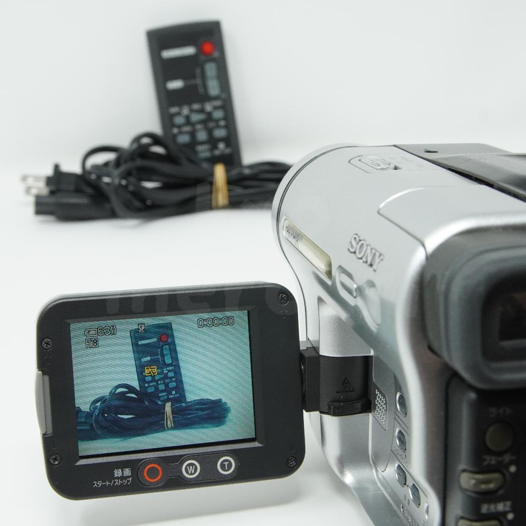 SONY CCD-TRV126 Hi8 ビデオカメラ レコーダー 通電確認済み