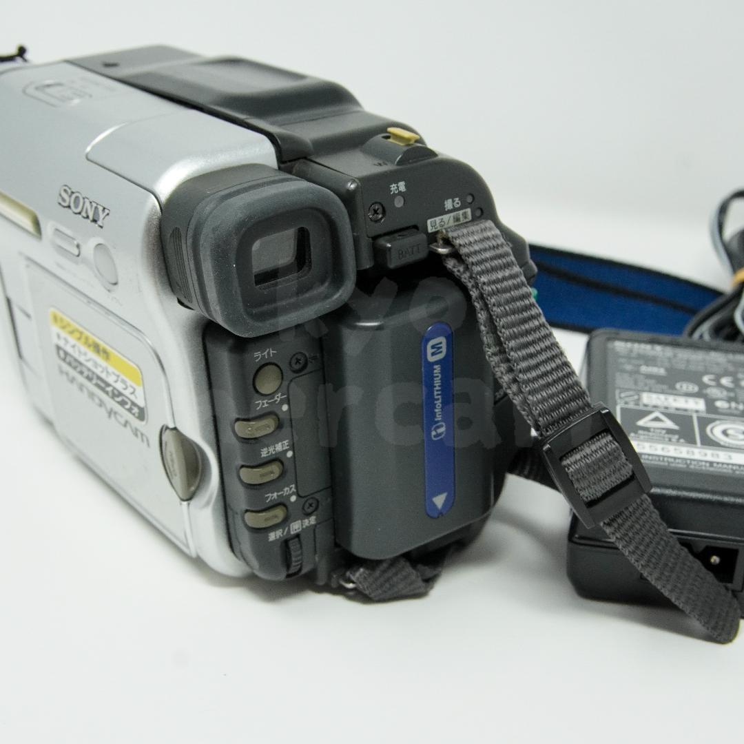 SONY CCD-TRV126 Hi8 ビデオカメラ レコーダー 通電確認済み