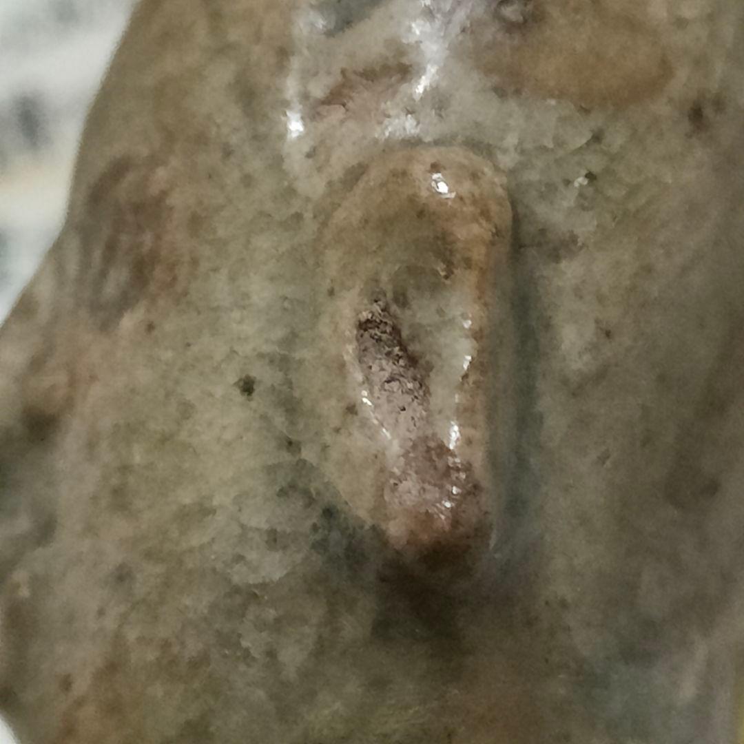 スンコロク　宋胡録人形　タイ国　骨董アンティーク　母子像　時代物