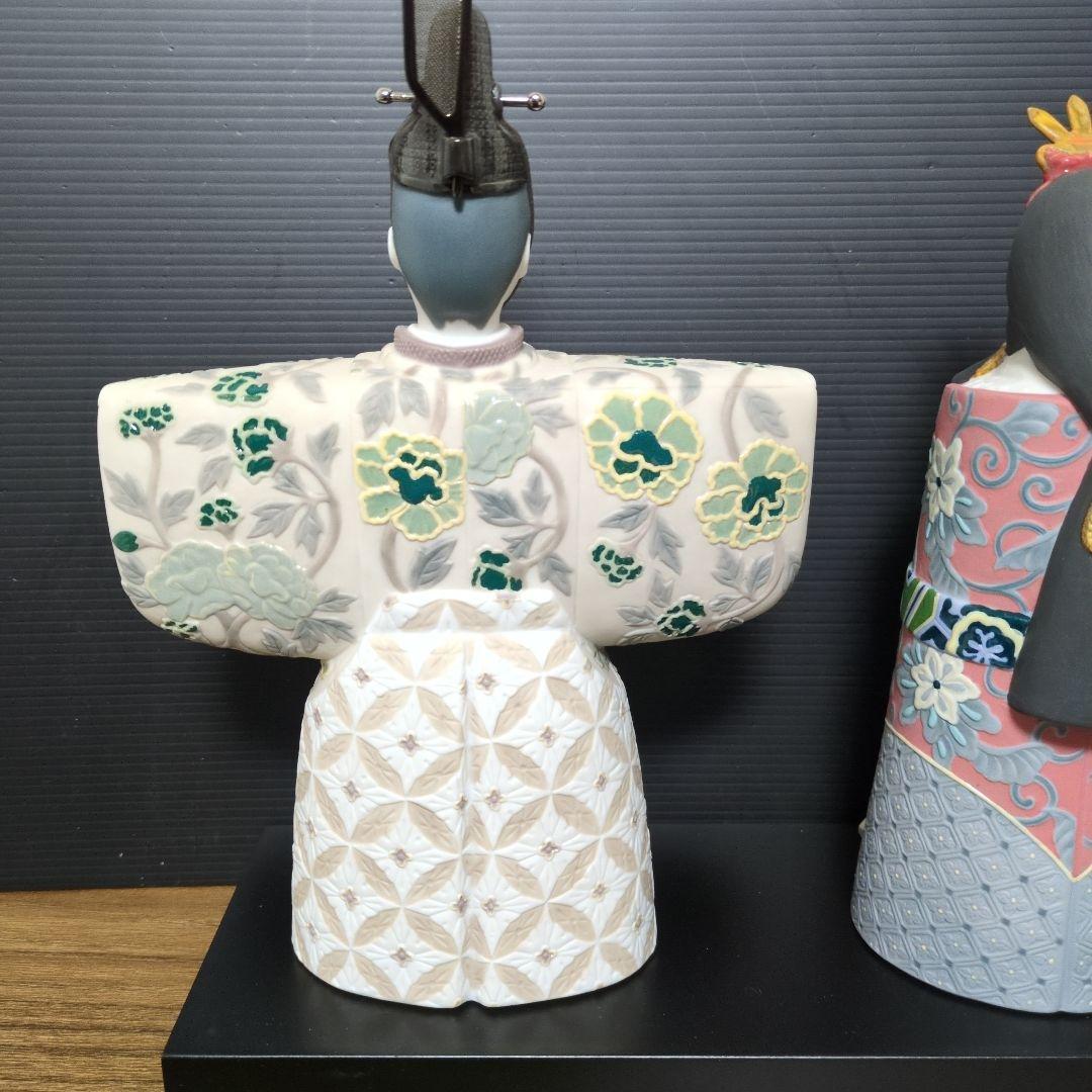 （美品）Lladro リヤドロ 「立雛」フィギュリン 雛人形 箱付