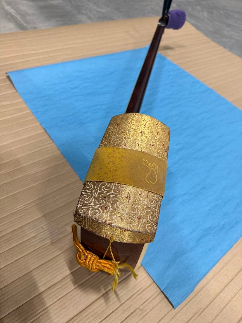 三味線 本体 皮破れ 修理用