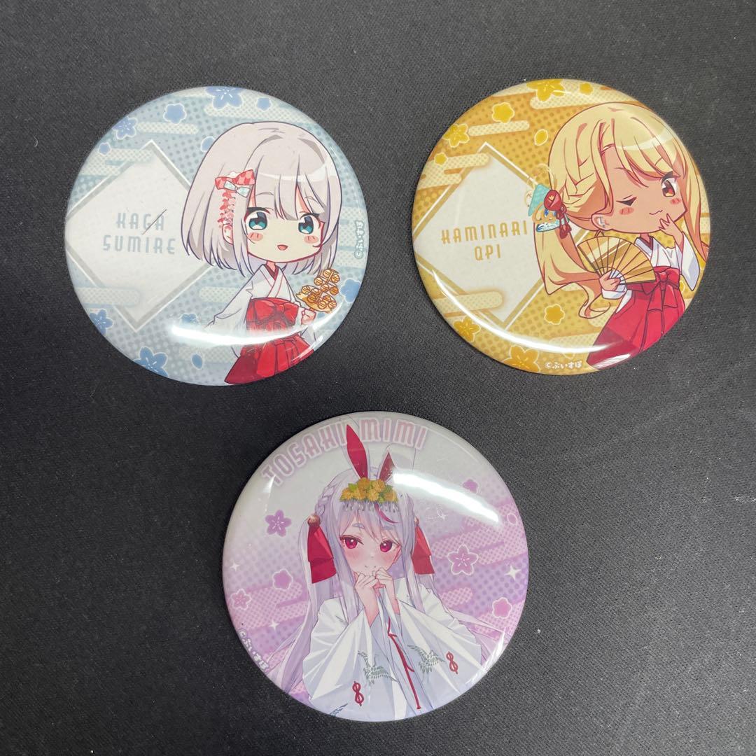 ぶいすぽっ！ Vtuber 缶バッジセット 3個 - メルカリ