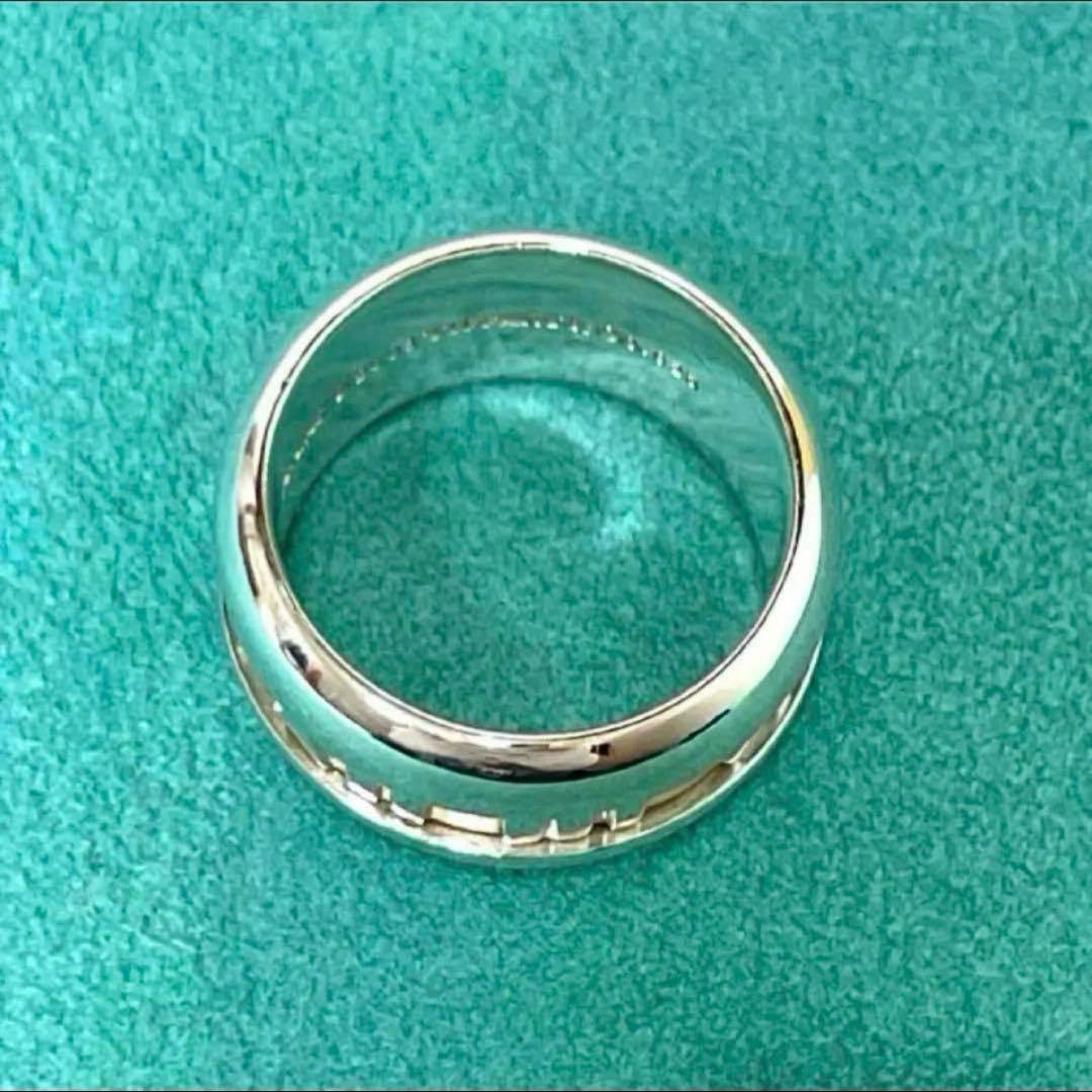 【極美品】ティファニー　アトラスカーブドリング　8号　シルバー925