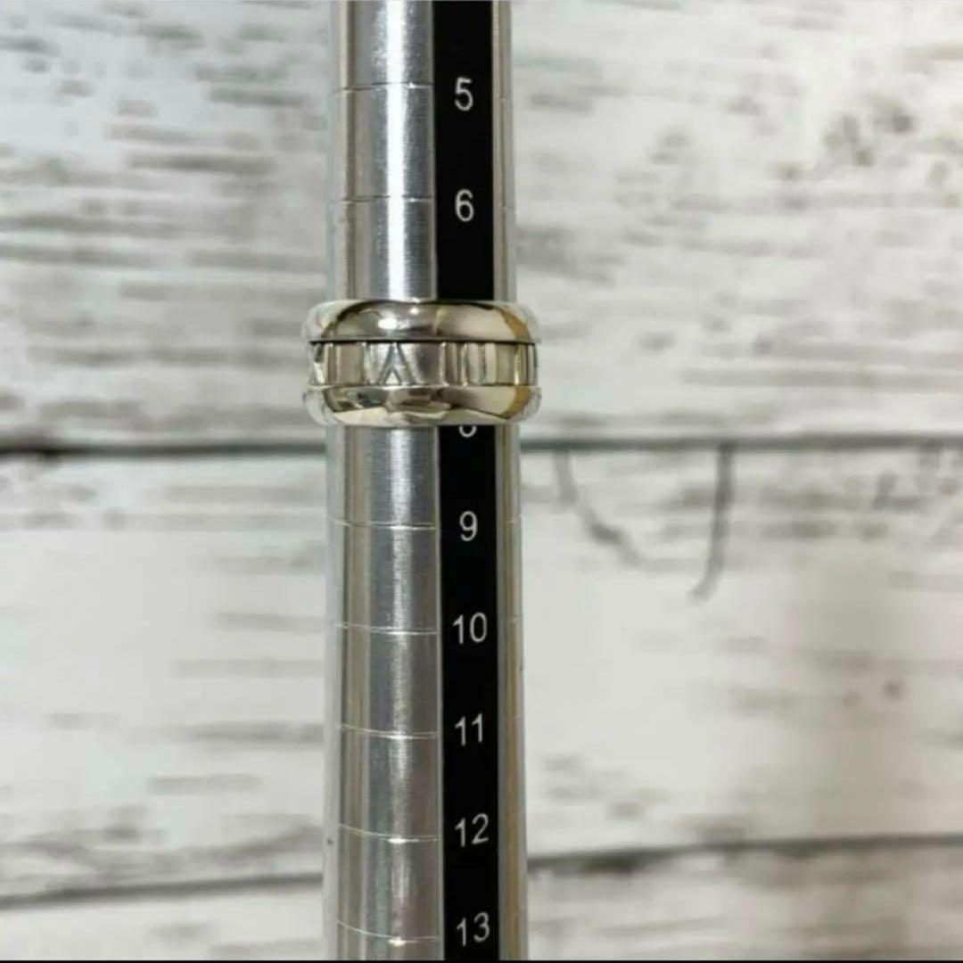 【極美品】ティファニー　アトラスカーブドリング　8号　シルバー925