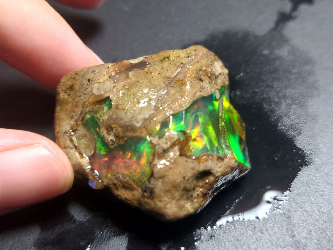 90CT】エチオピア オパール 原石 鉱物標本