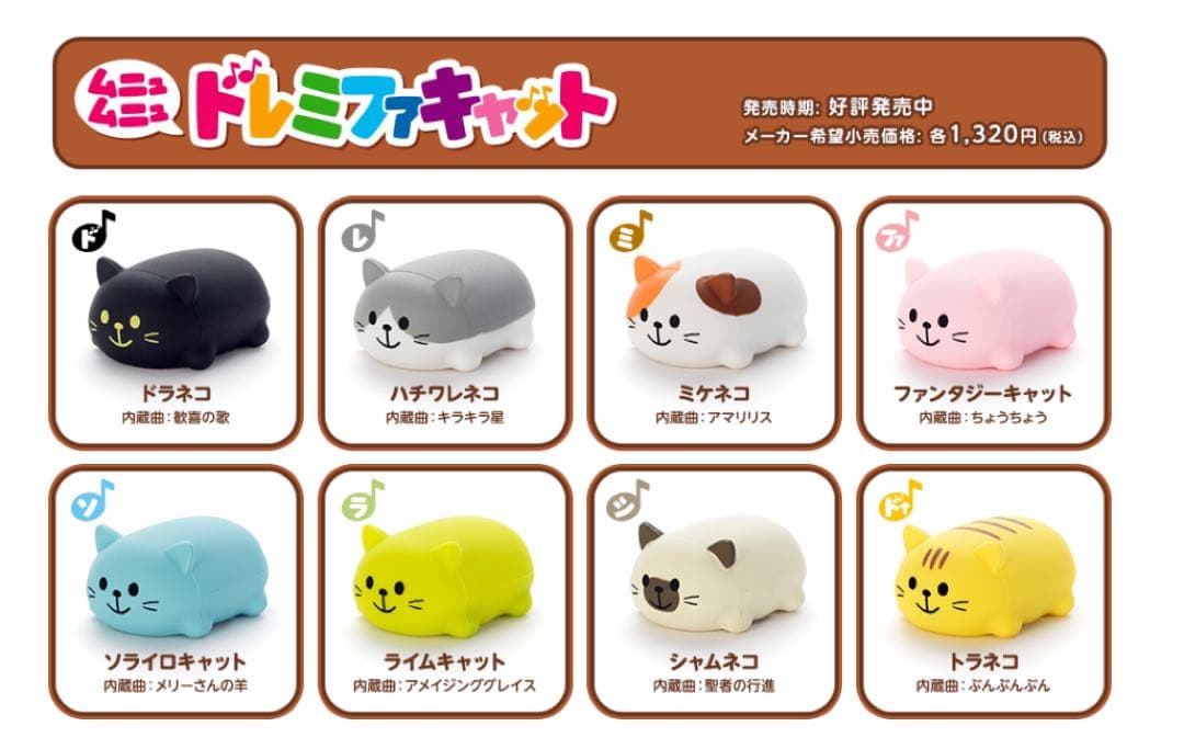 ムニュムニュドレミファキャット フルセット