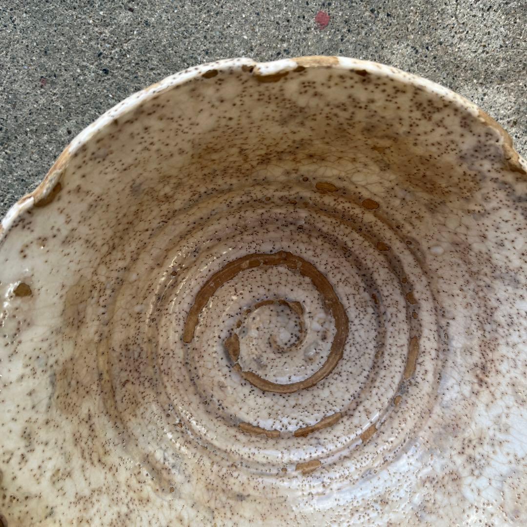 骨董　古犬山焼　色絵竹林七賢文　竹林賢人図　なます皿　江戸後期　金継ぎ