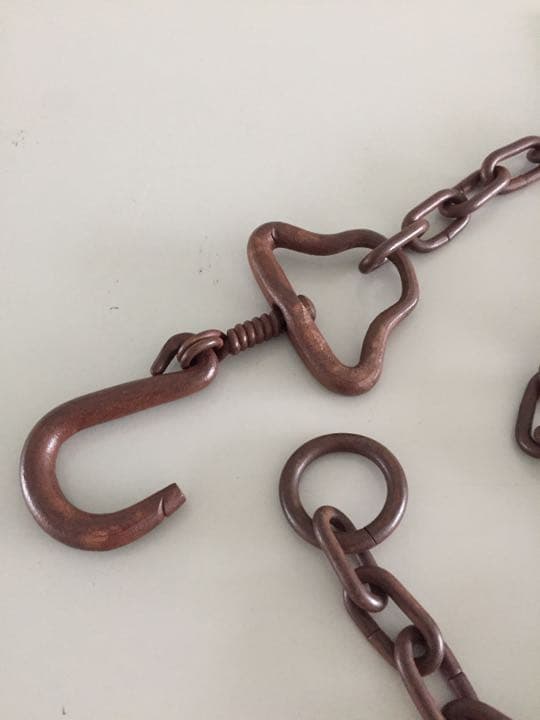 茶道具 田中敏孝作 釣釜道具 共箱 吊釜道具 釣釜道具 田中敏孝 共箱 釣