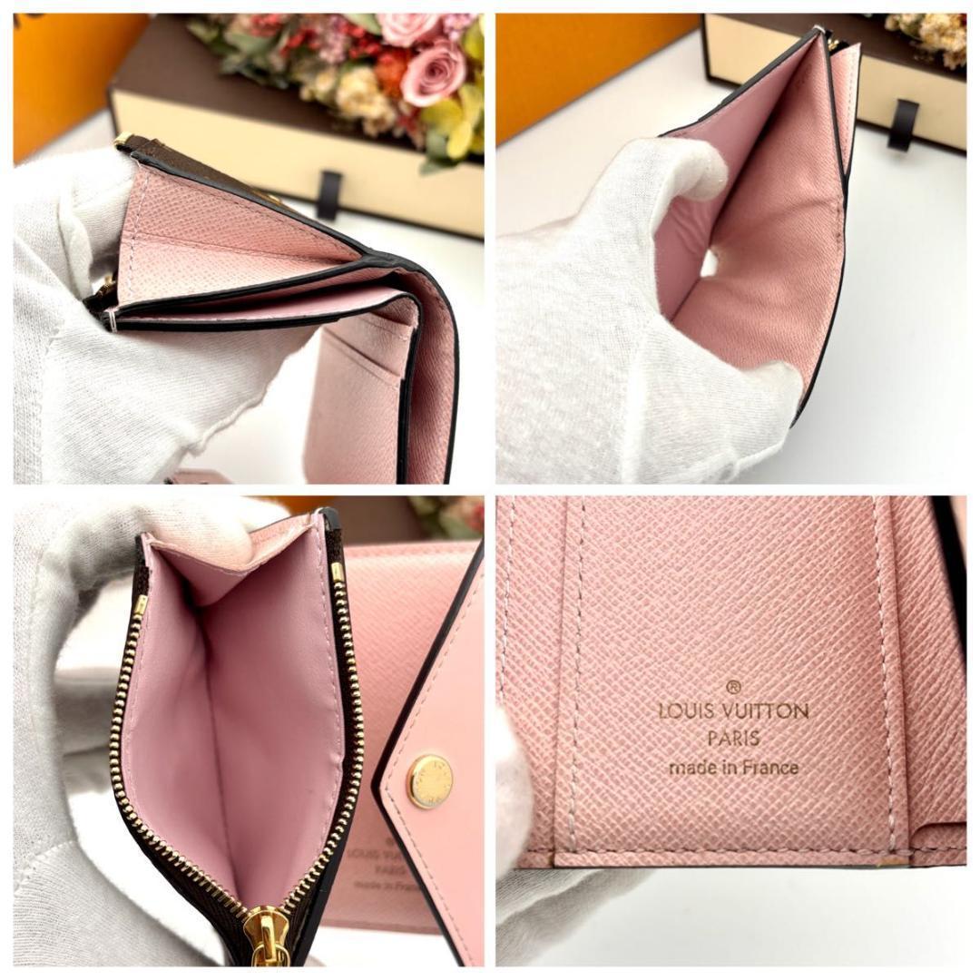 ルイヴィトン モノグラム ポルトフォイユ ゾエ ローズバレリーヌ 財布