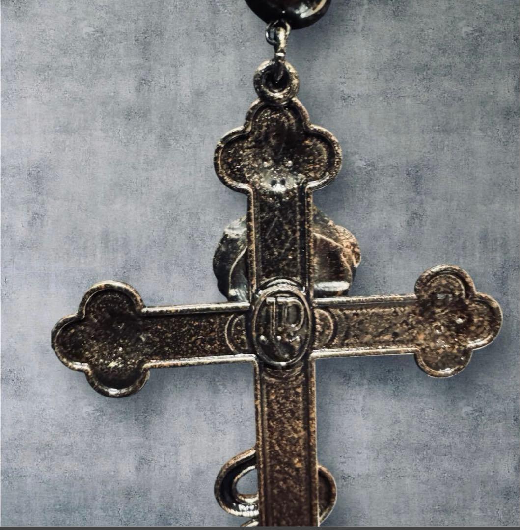 1点物☆ジャンポールゴルチエ☆アンティークローズスネークロザリオ