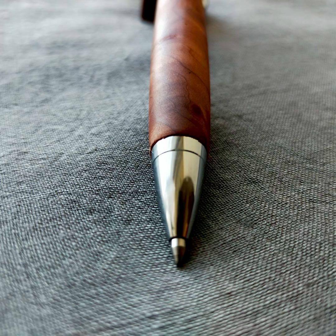 レッドウッド セコイア 杢 ハンドメイド 木軸ボールペン G2 天然木