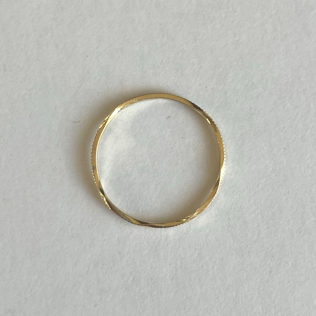 K18 18金　10号　リング　54
