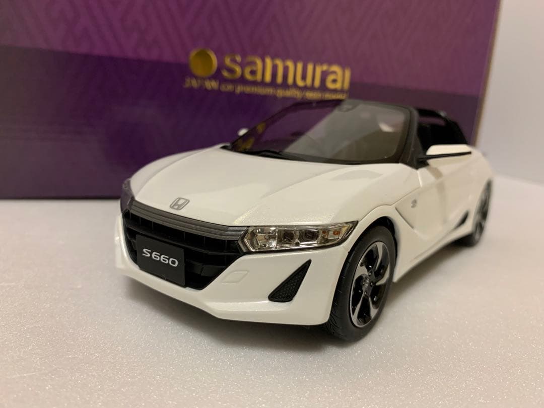 京商SAMURAI 1/18 Honda S660 α White
