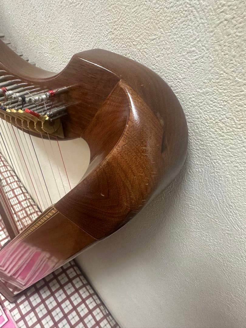 最終値下げ　木製ハープ アオヤマ　25弦　AOYAMA