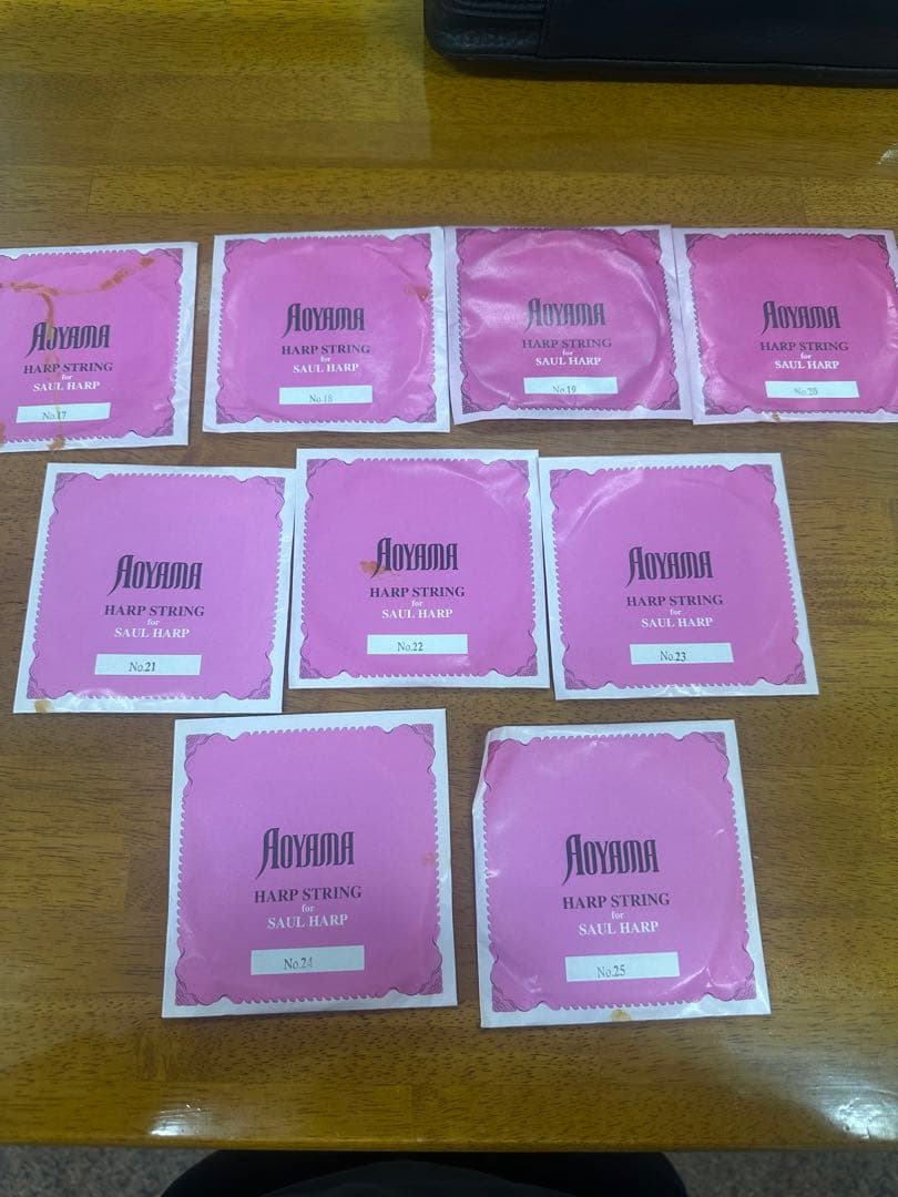 最終値下げ　木製ハープ アオヤマ　25弦　AOYAMA