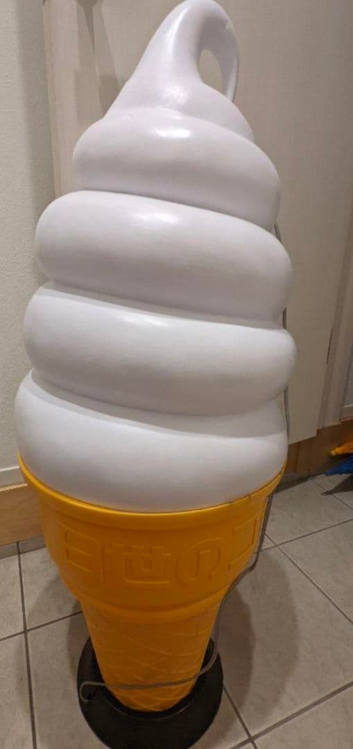 日世 ソフトクリーム看板 ディスプレイ 電飾看板ニッセイ