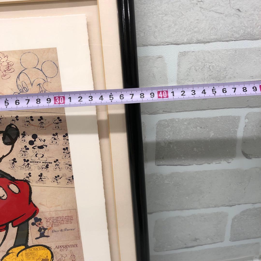 M4026 ミッキーマウス 生誕70周年記念アートフレーム　シリアルナンバー入り