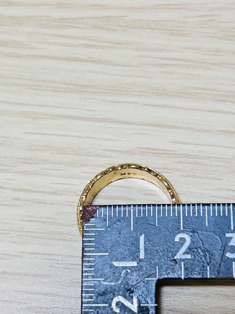 14K ハワイアンジュエリー　リング　4.5g 19号